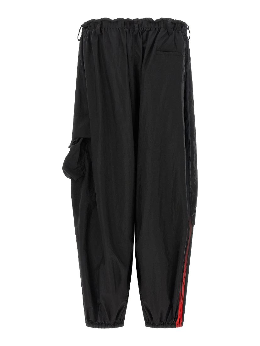 Black Polyamide Cargo Pants