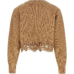 Beige Wool Cardigan