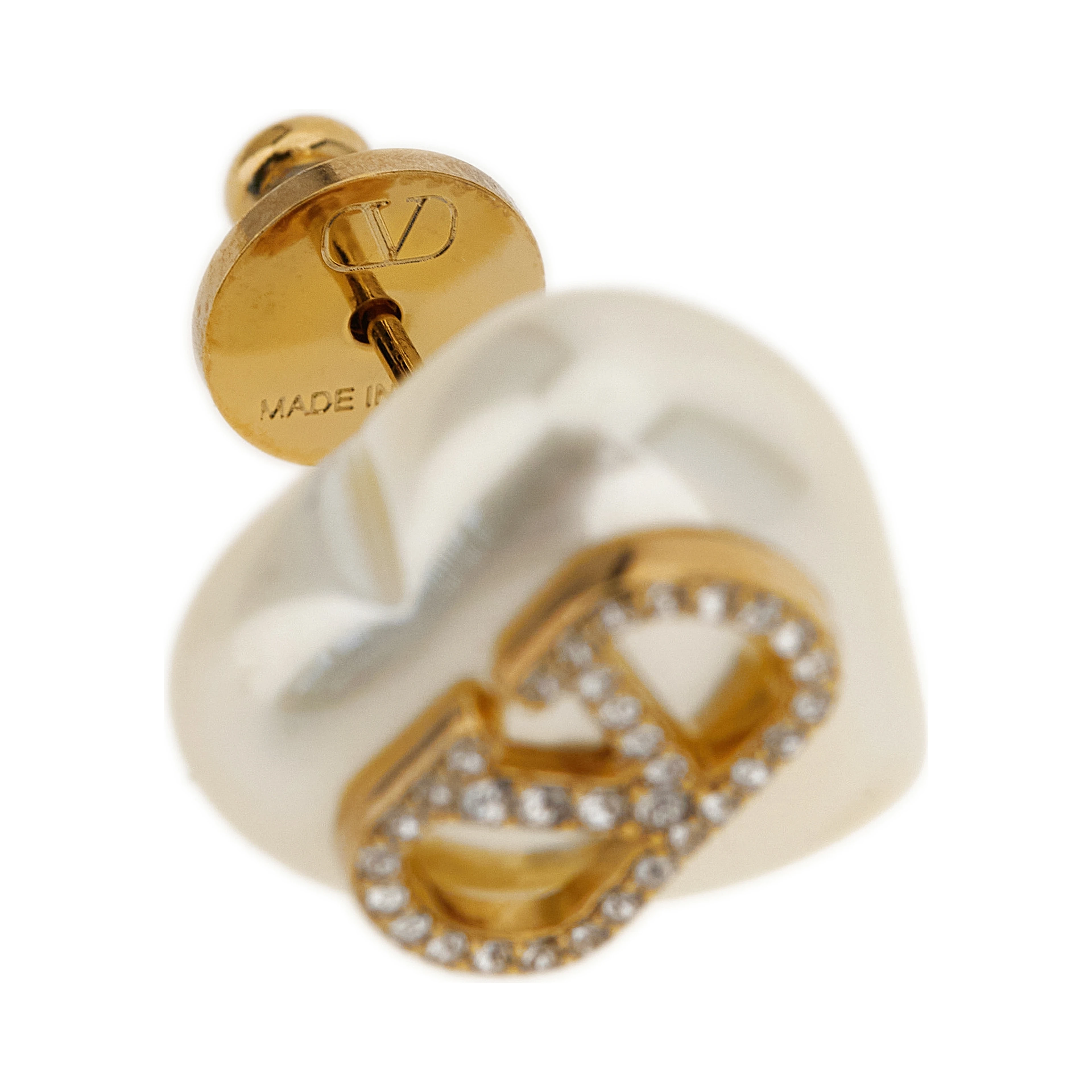 Gold Brass Earrings