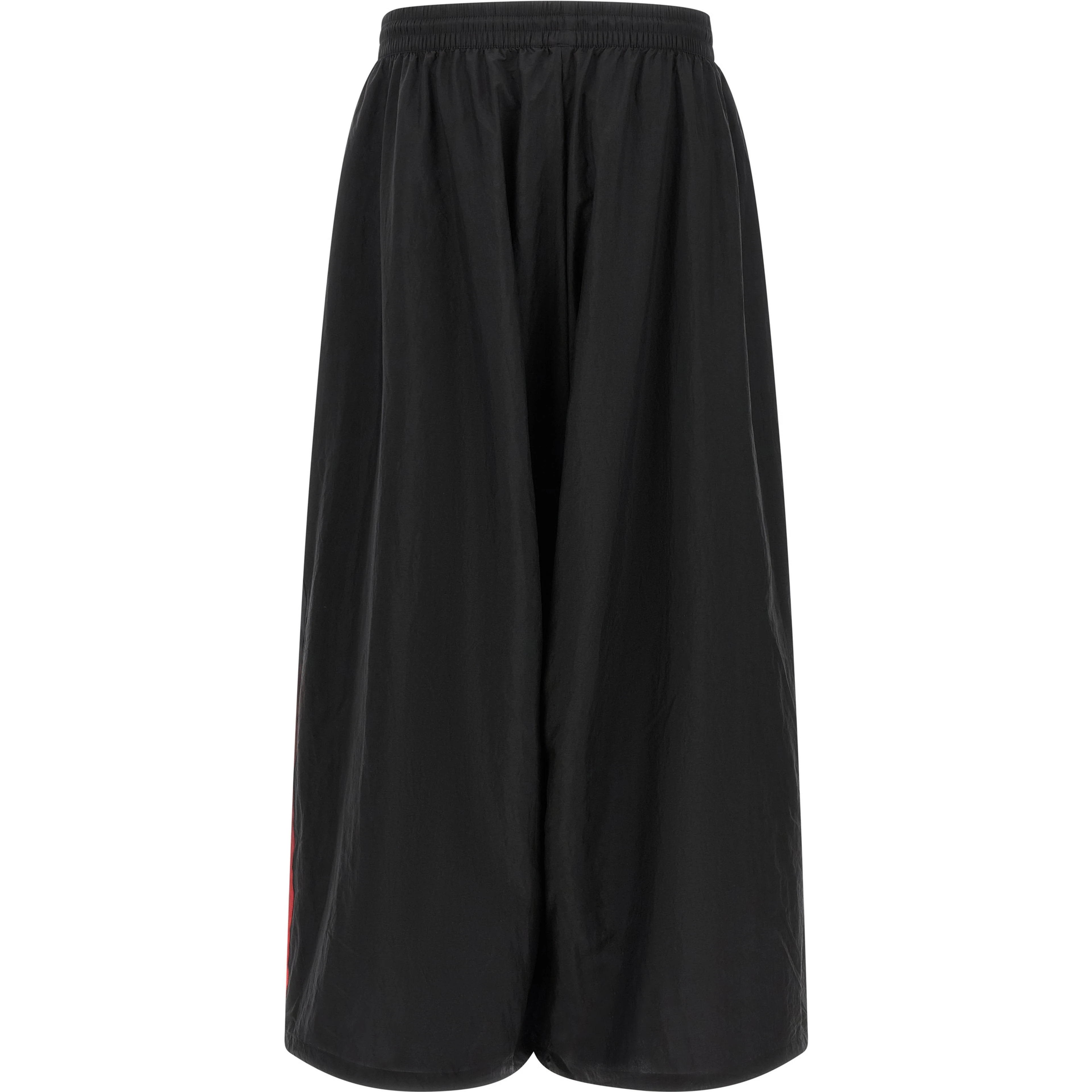 Black Polyamide Athletic Pants