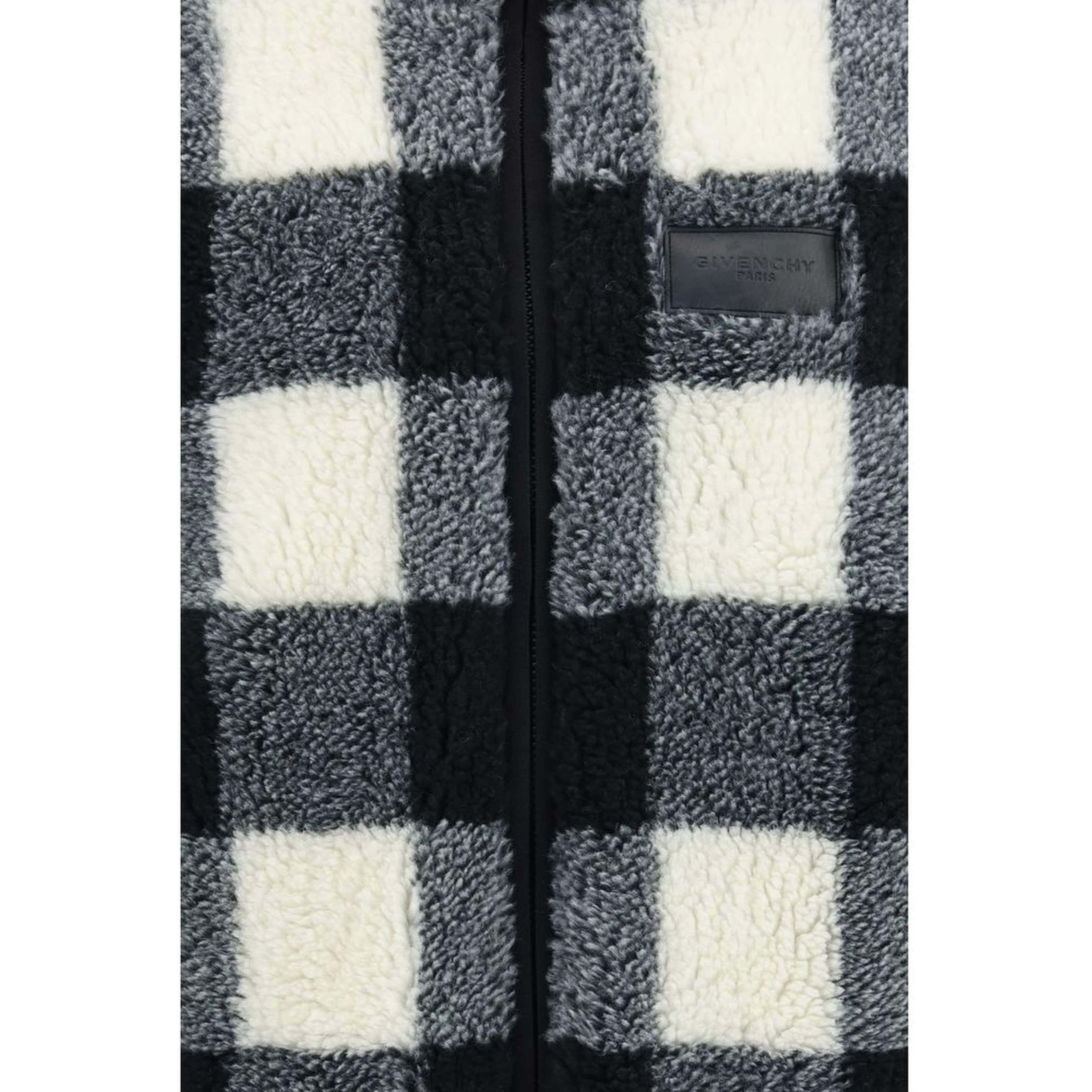 Gray Polyester Full-Length Jacket