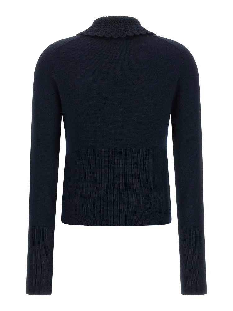 Blue Wool Cardigan alternative