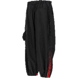 Black Polyamide Cargo Pants