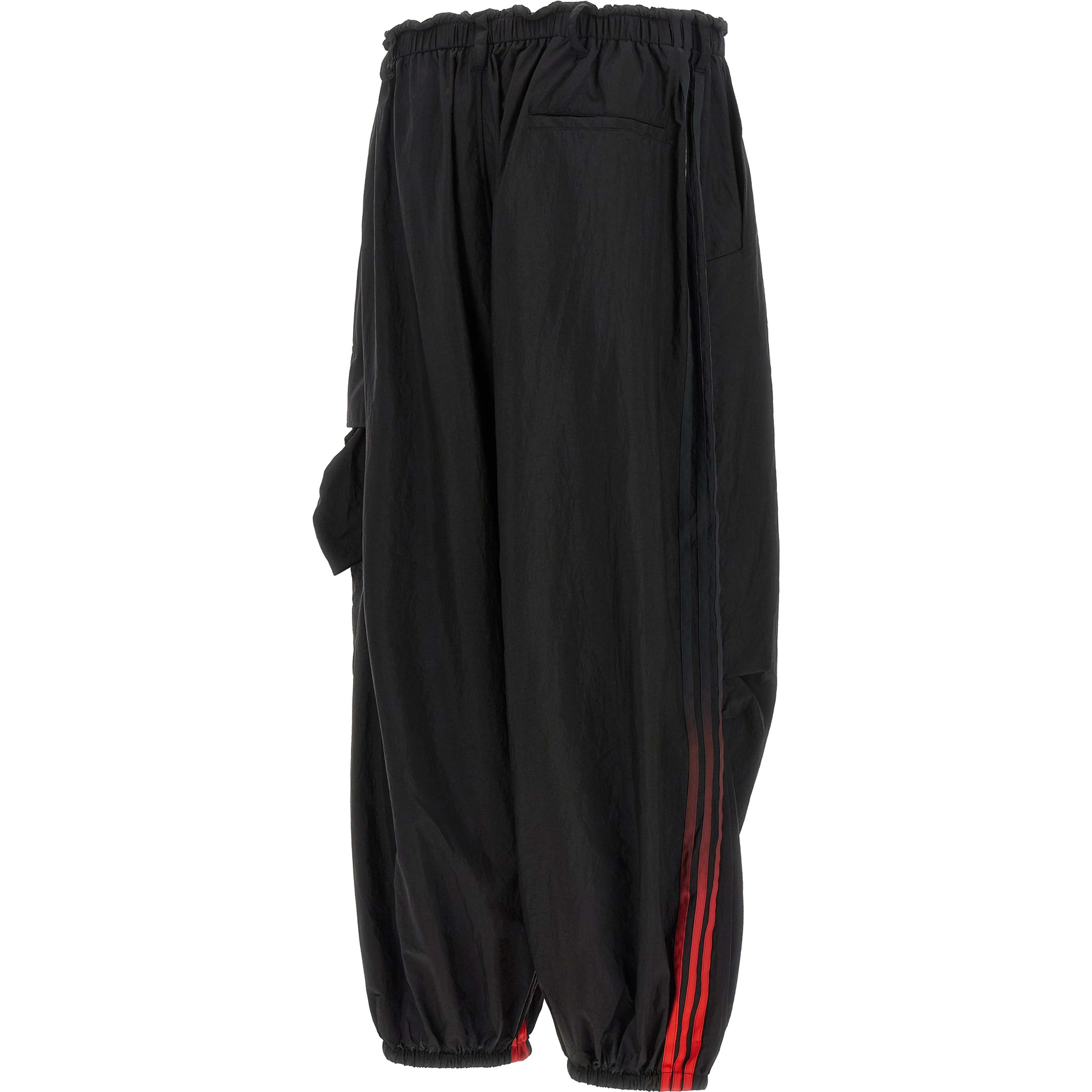 Black Polyamide Cargo Pants