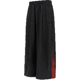 Black Polyamide Athletic Pants