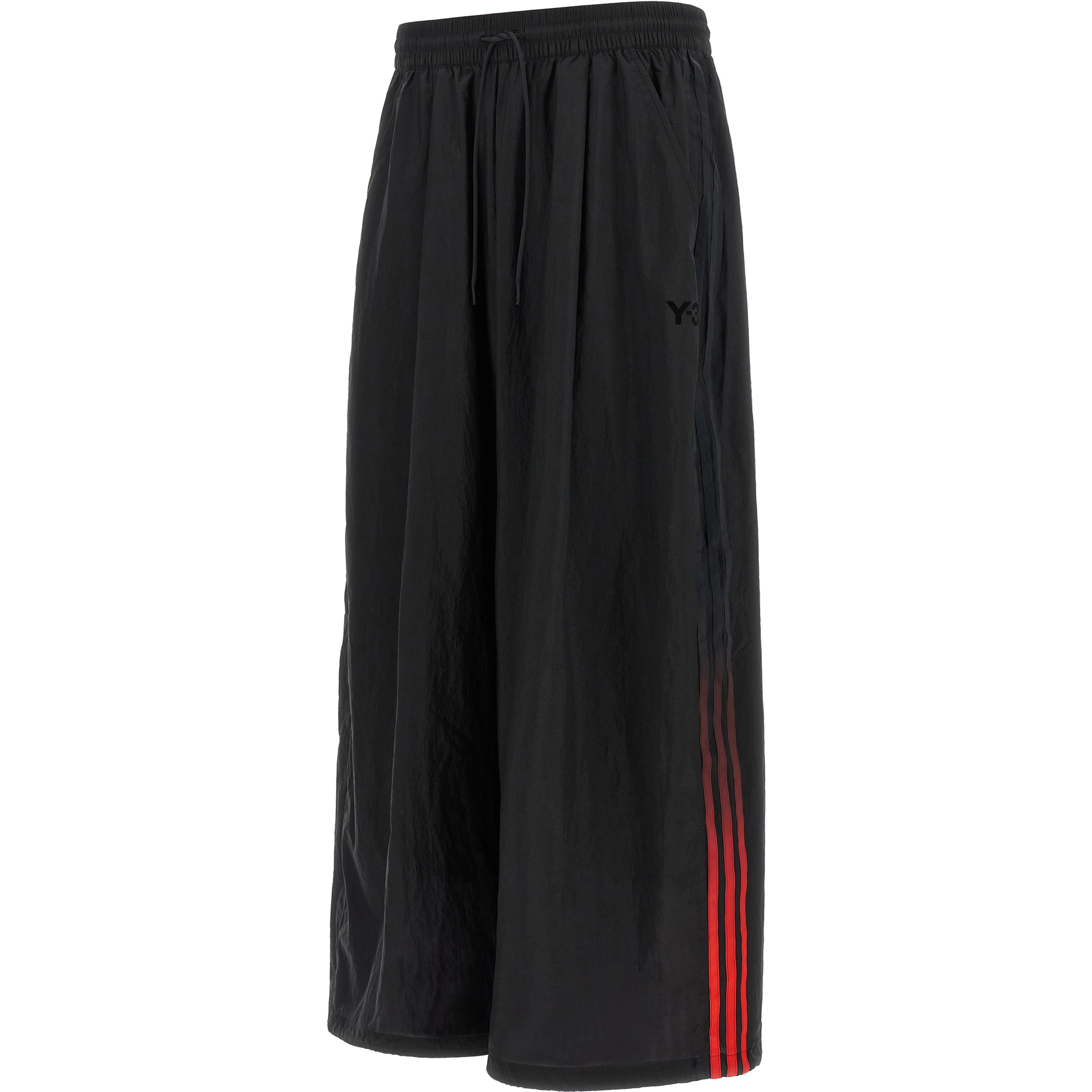 Black Polyamide Athletic Pants