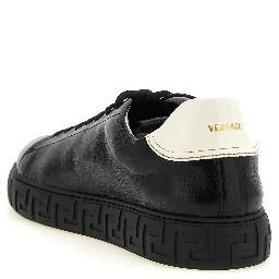 Bicolor Calfskin Low Top Sneakers