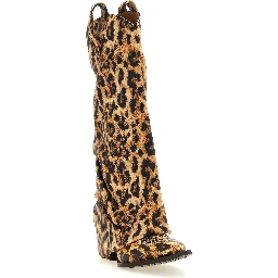 Brown Cowhide Chelsea Boots
