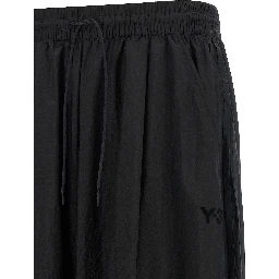 Black Polyamide Athletic Pants