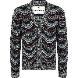 Multicolor Wool Cardigan