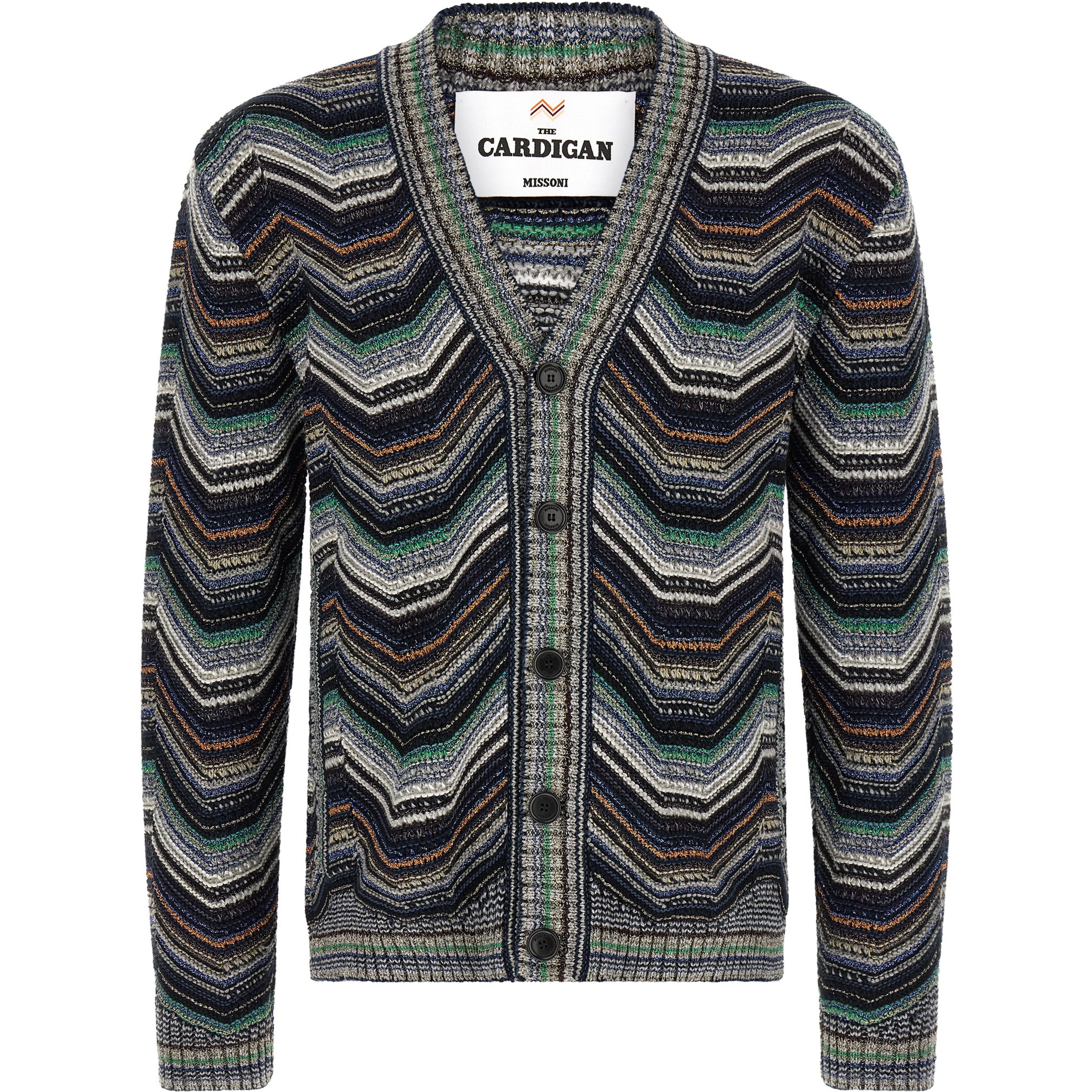 Multicolor Wool Cardigan