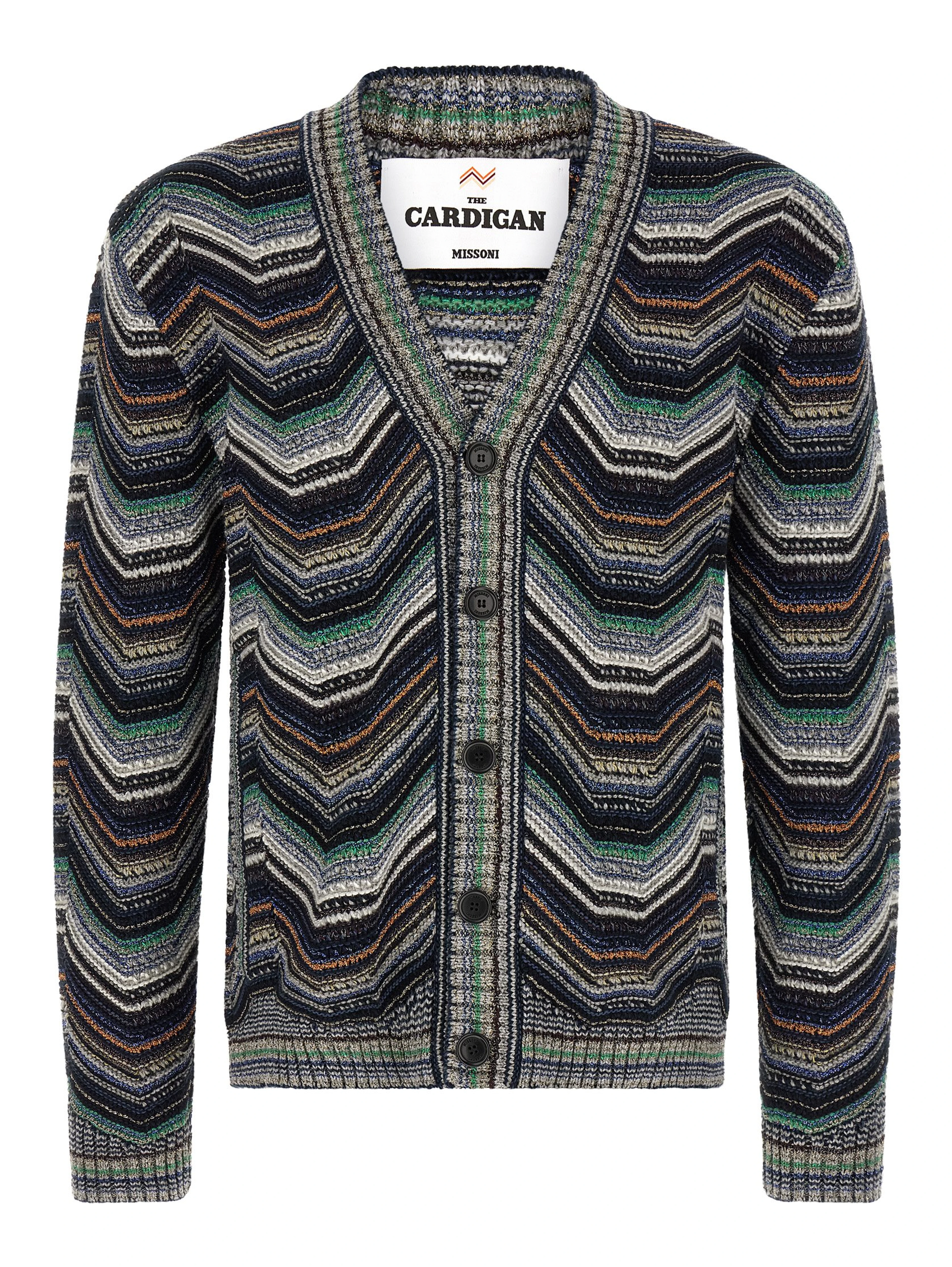 Multicolor Wool Cardigan