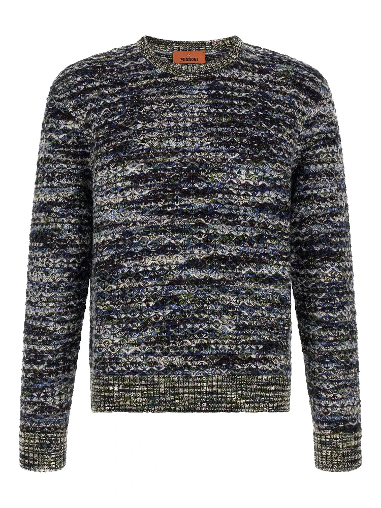 Multicolor Wool Cardigan