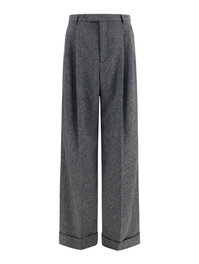 Gray Wool Oves Aries Pants