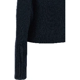 Blue Wool Cardigan