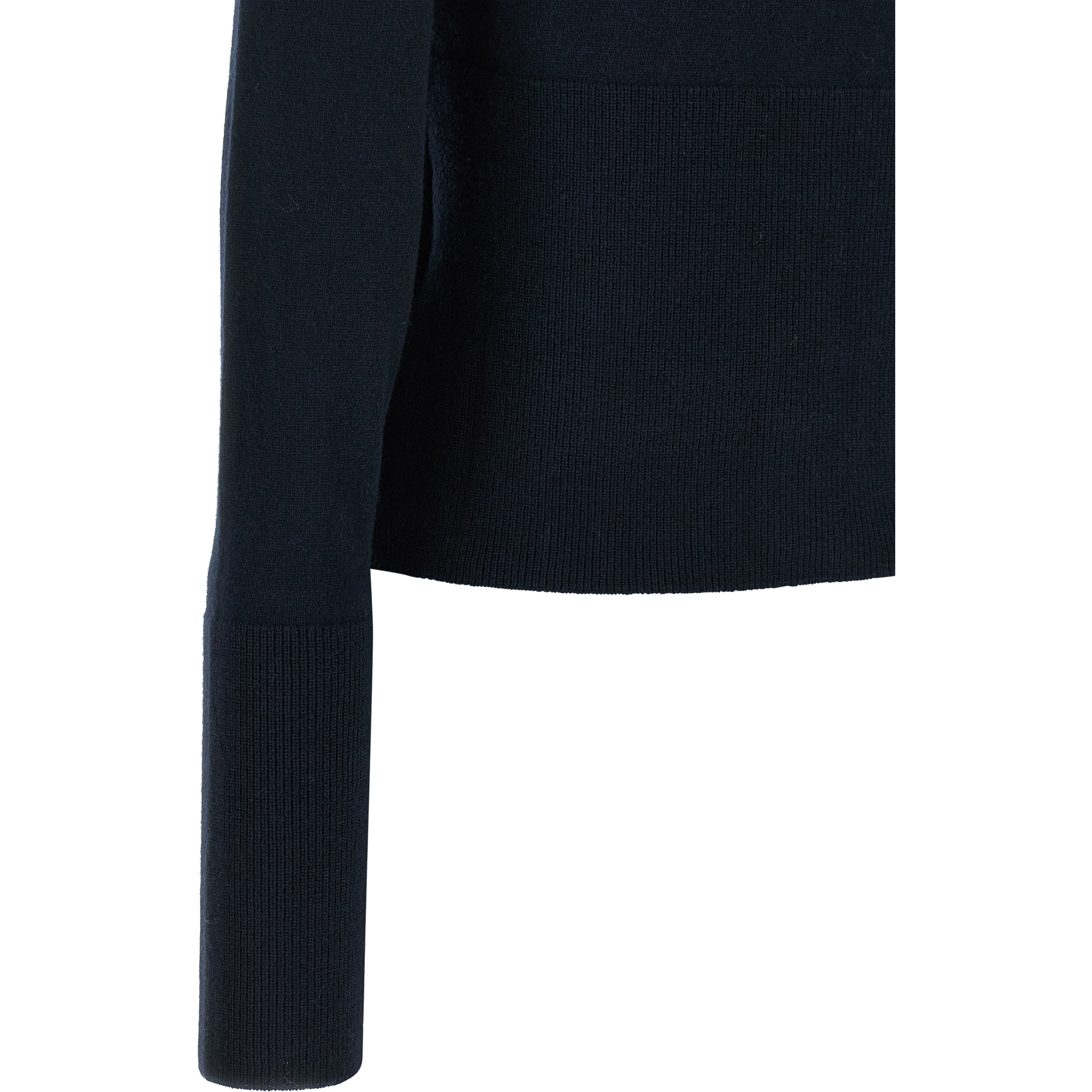 Blue Wool Cardigan