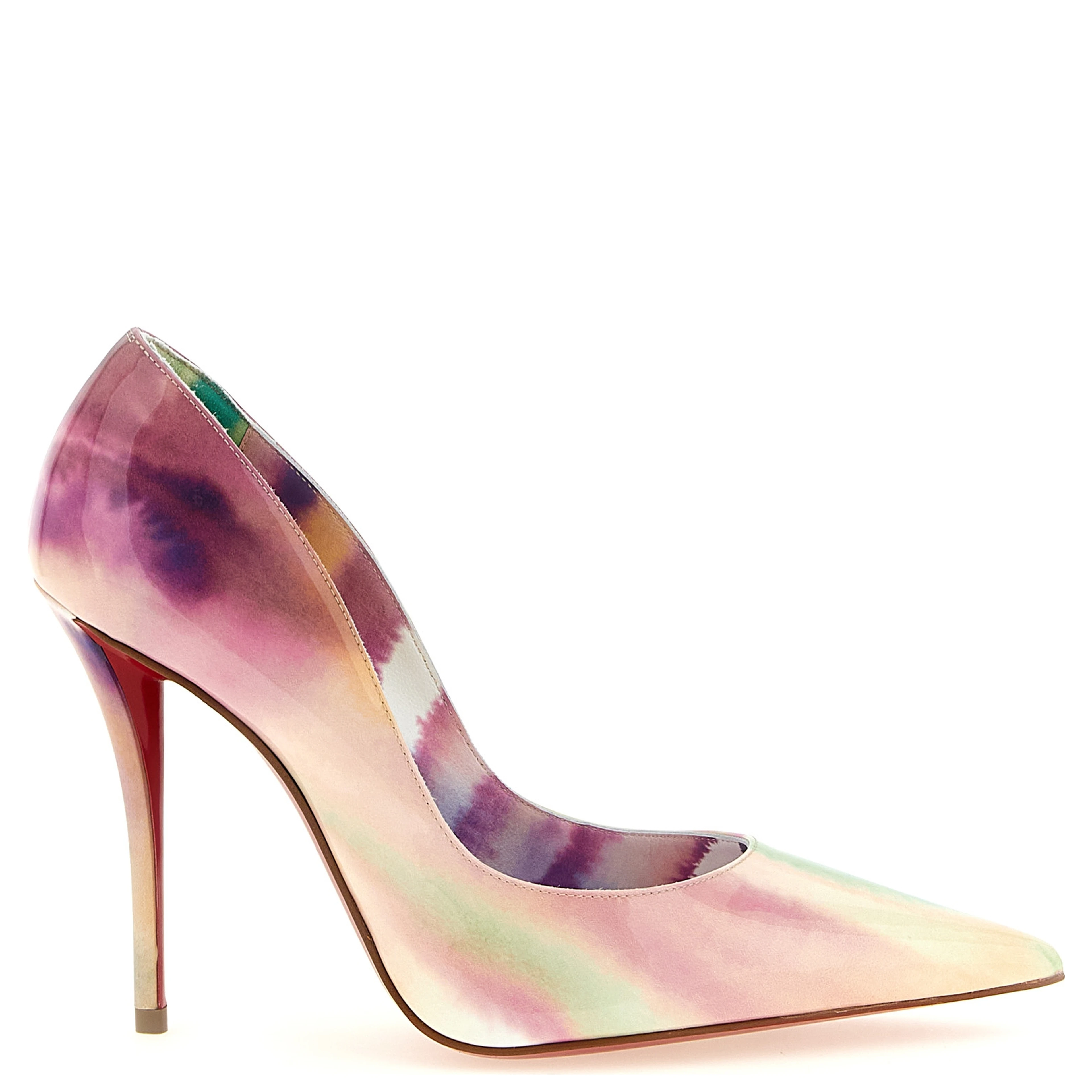 Multicolor Calfskin High Heel Pumps