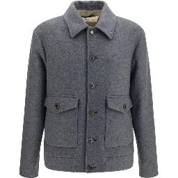 Gray Wool Oves Aries Jacket