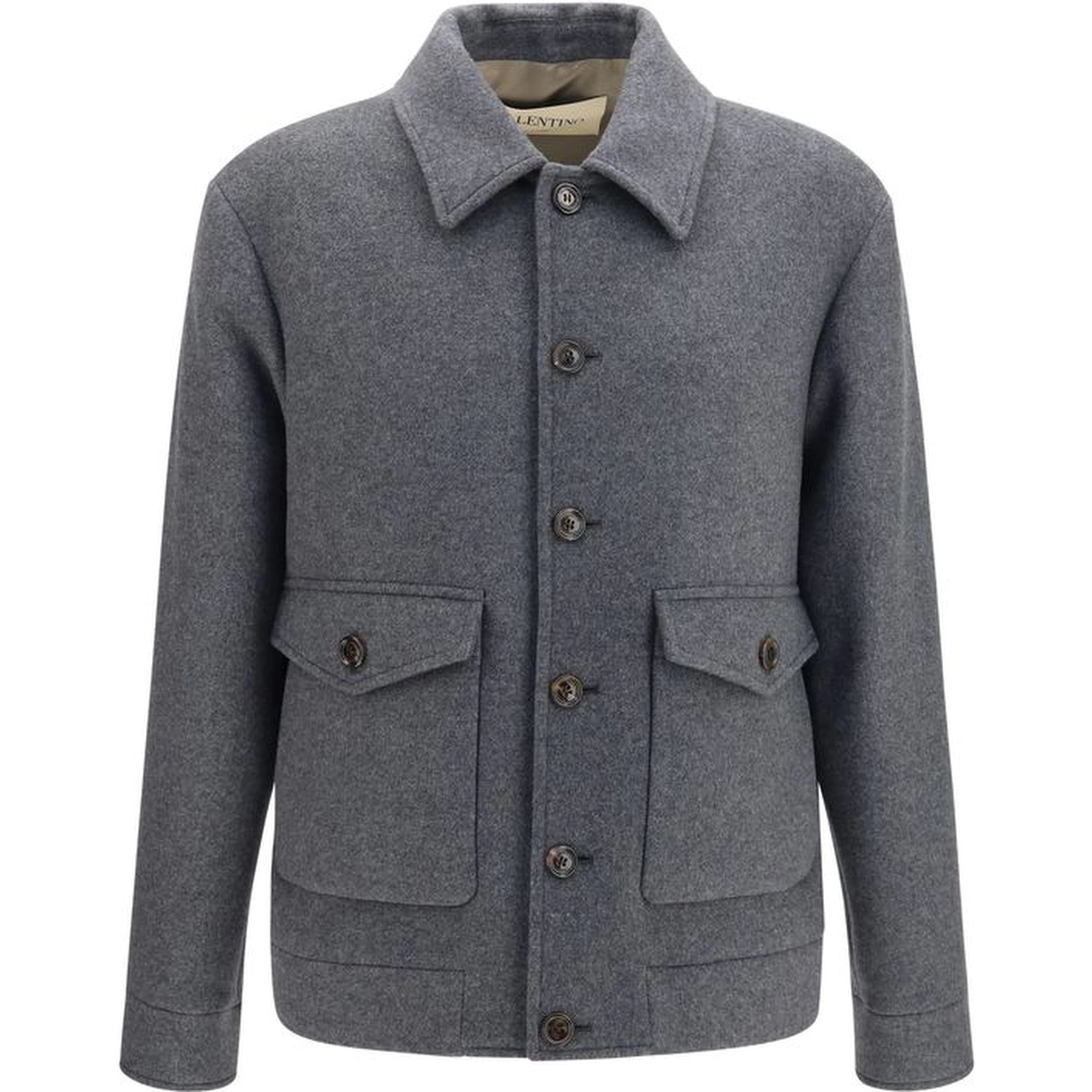 Gray Wool Oves Aries Jacket
