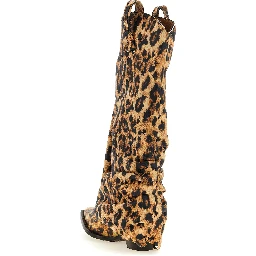 Brown Cowhide Chelsea Boots
