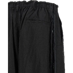 Black Polyamide Cargo Pants