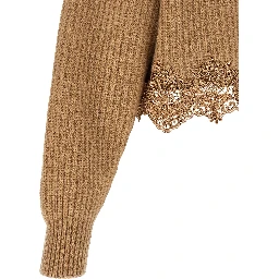Beige Wool Cardigan