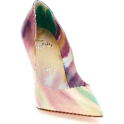 Multicolor Calfskin High Heel Pumps