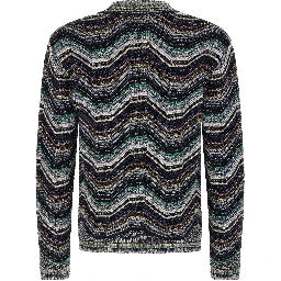 Multicolor Wool Cardigan