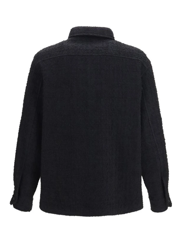 Black Cotton Full-Length Jacket alternative