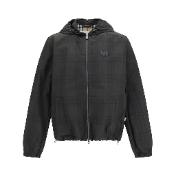 Brown Cotton Shell Jacket