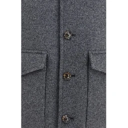 Gray Wool Oves Aries Jacket