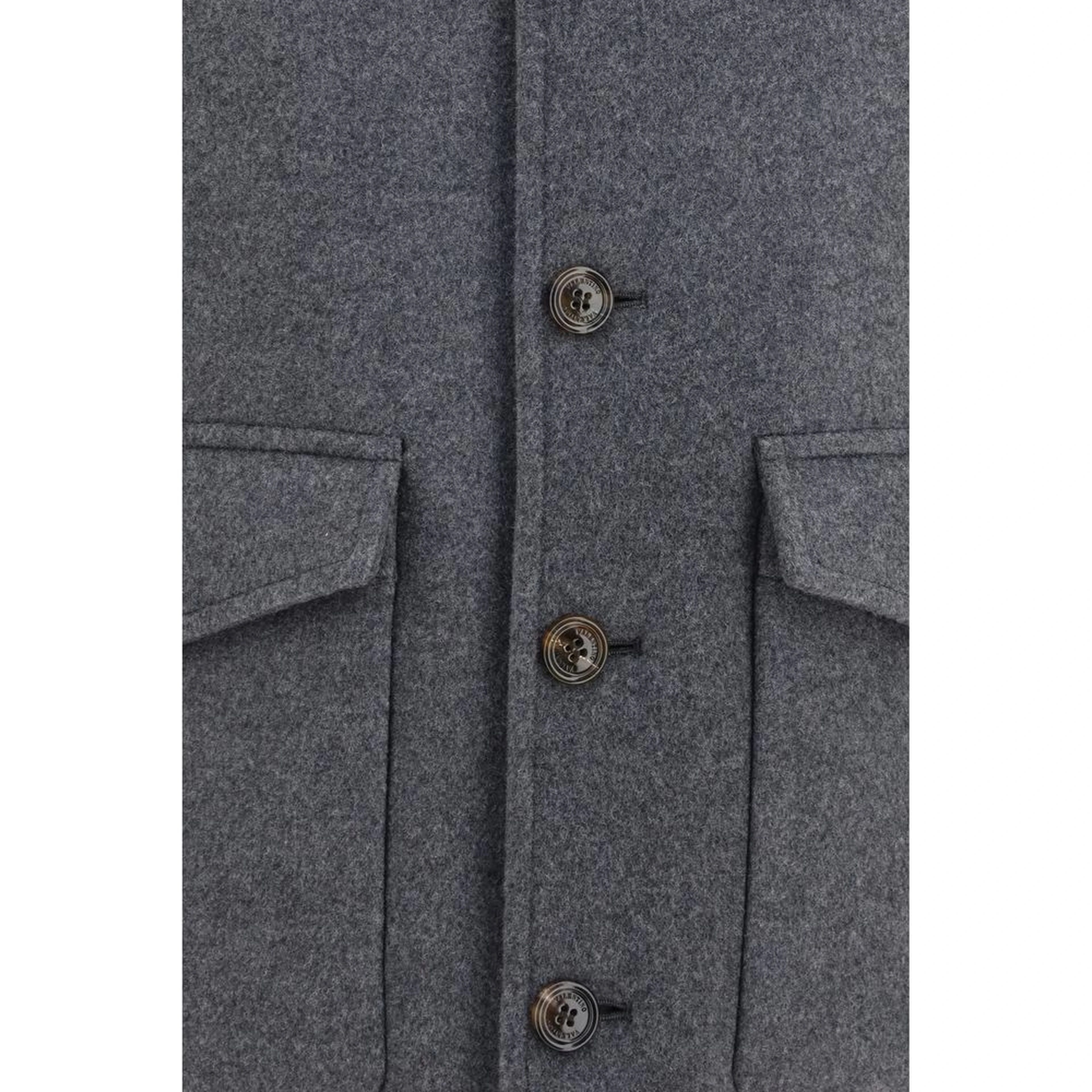 Gray Wool Oves Aries Jacket