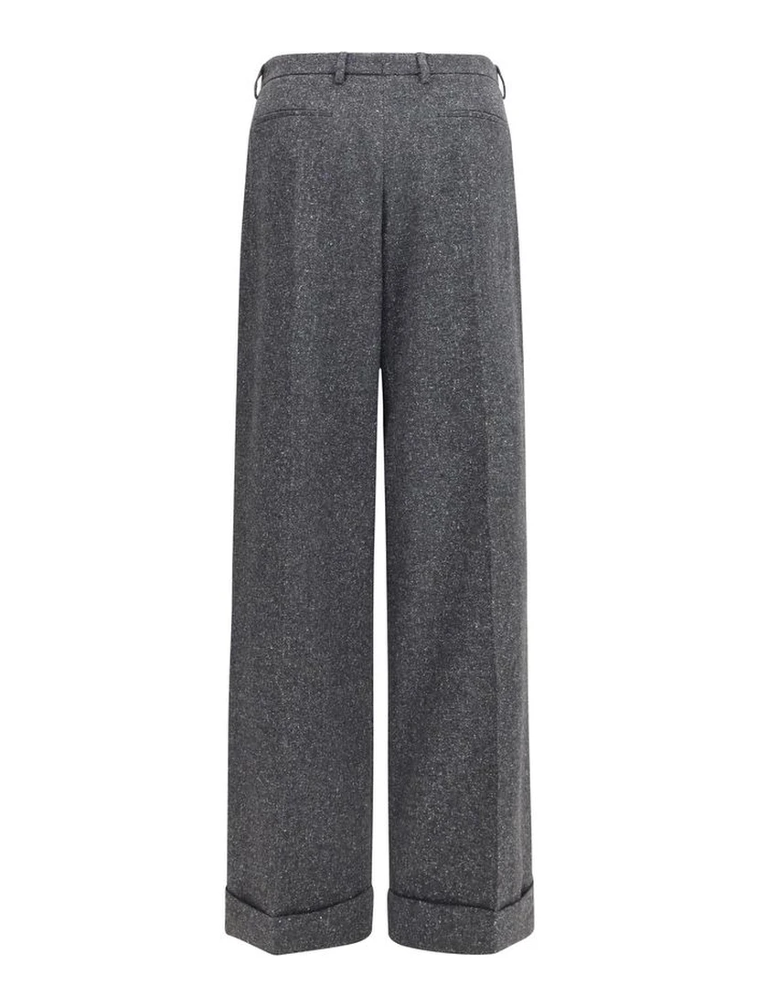 Gray Wool Oves Aries Pants