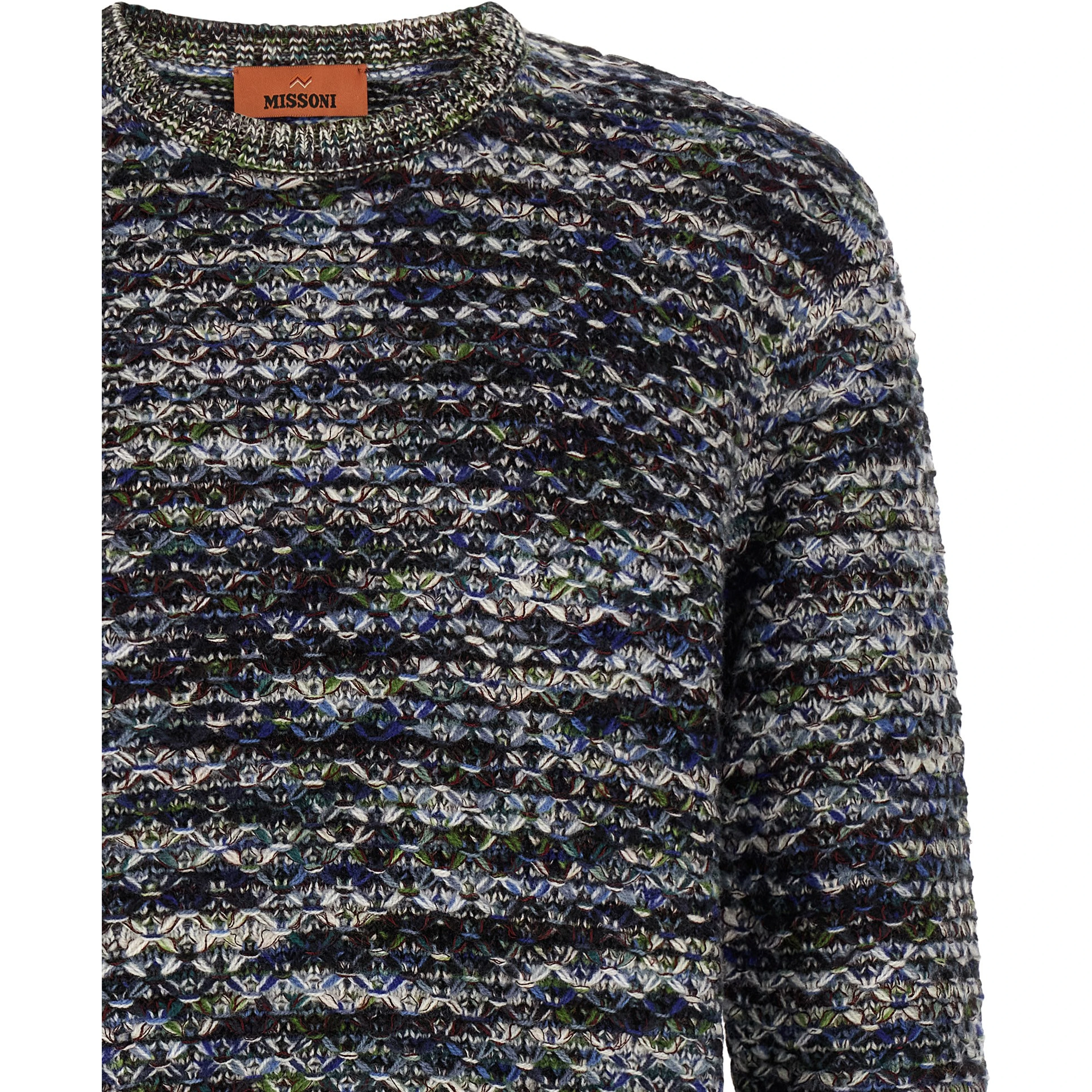 Multicolor Wool Cardigan