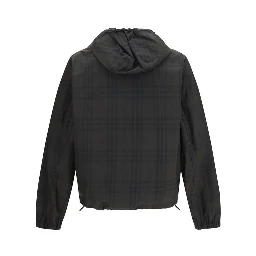 Brown Cotton Shell Jacket