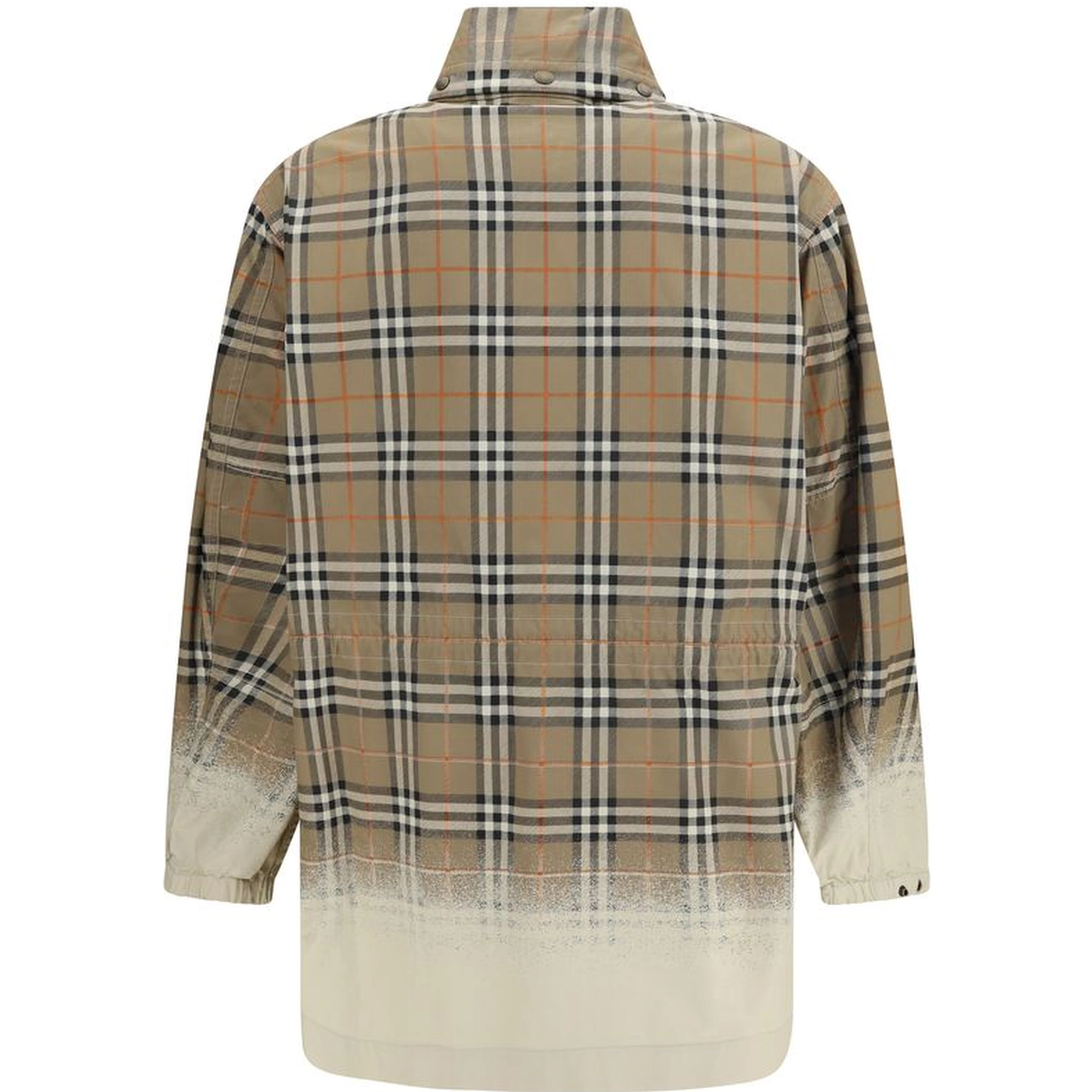 Beige Cotton Parka