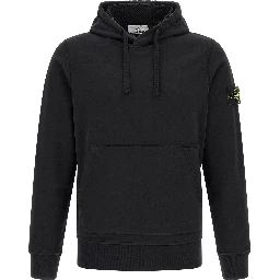 Black Cotton Sweatshirt