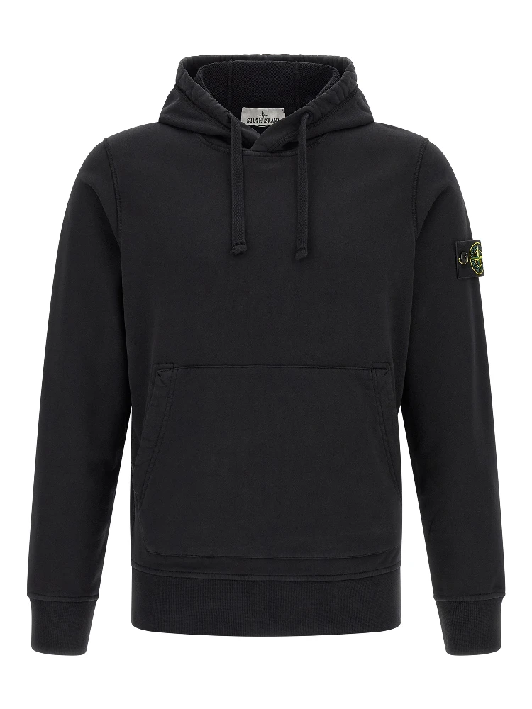 Black Cotton Sweatshirt