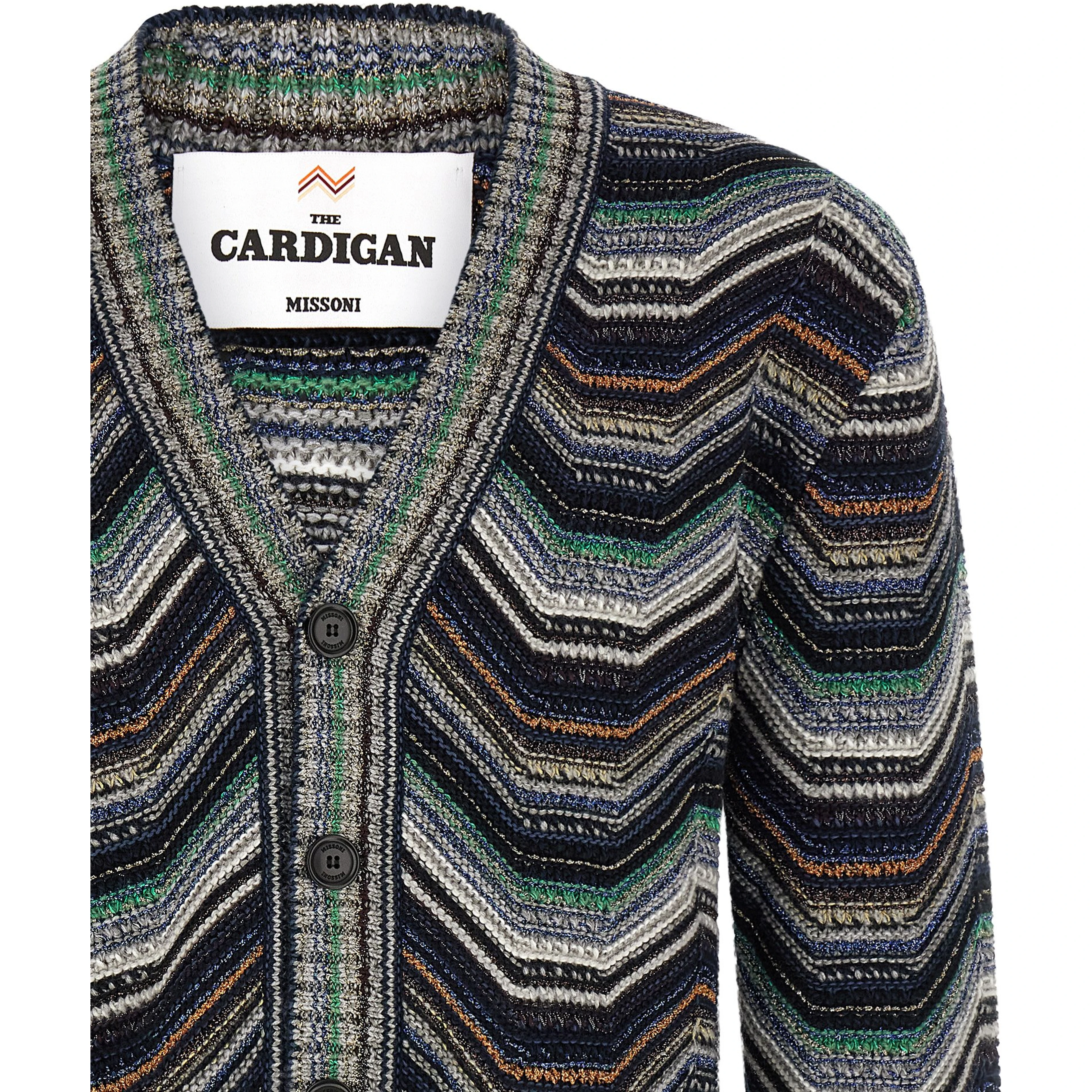 Multicolor Wool Cardigan