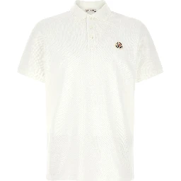 White Cotton Polo Shirt