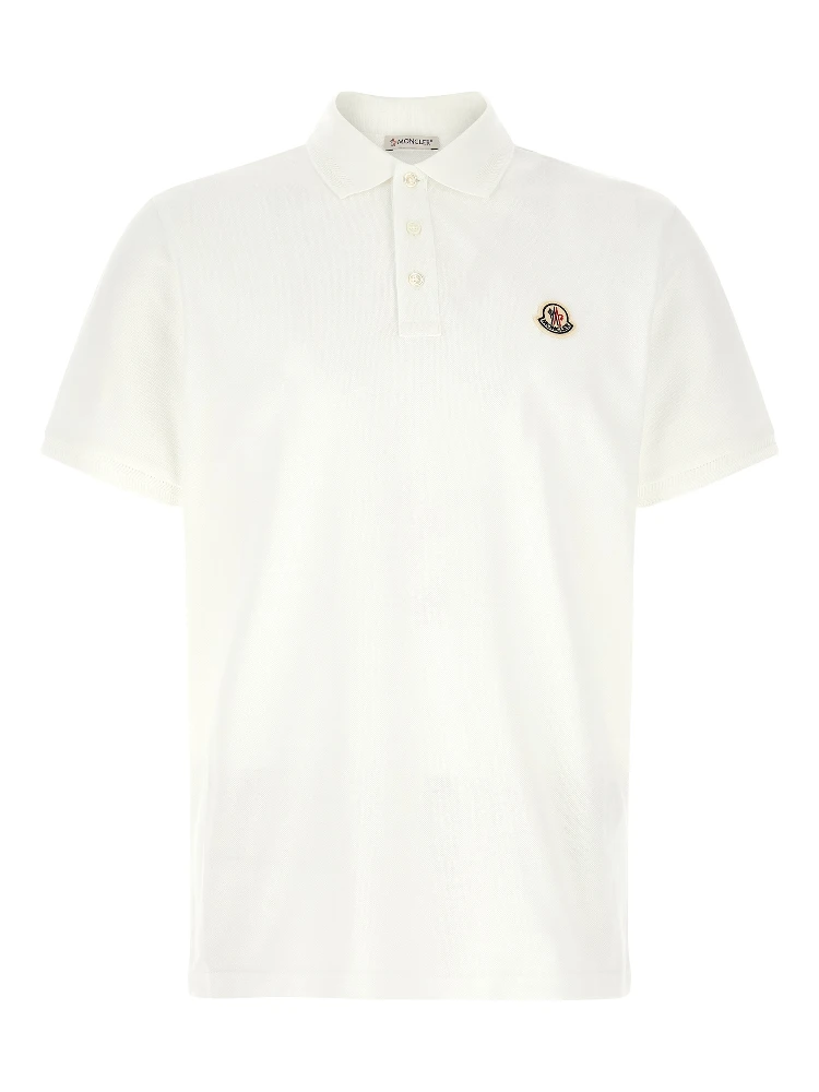 White Cotton Polo Shirt