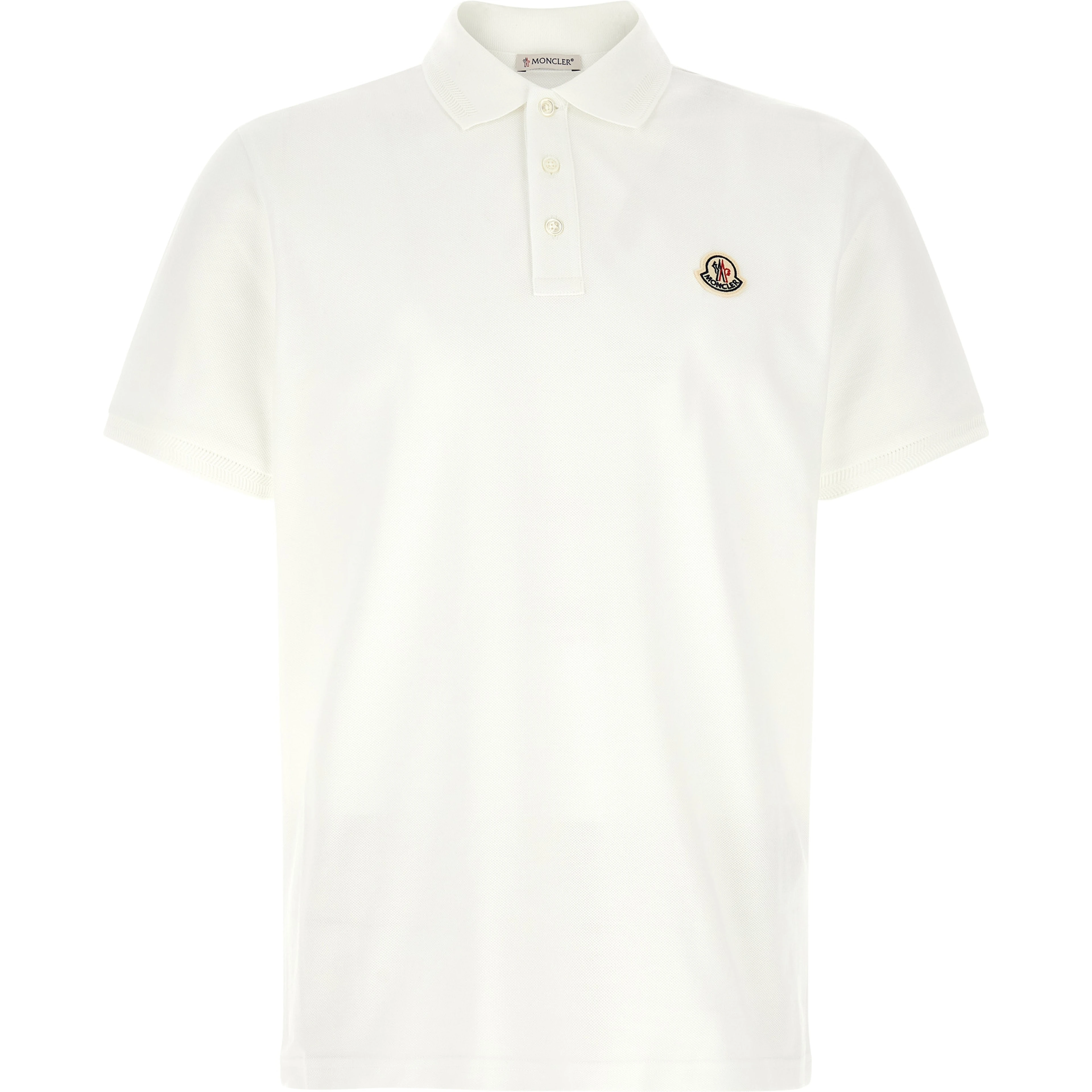 White Cotton Polo Shirt