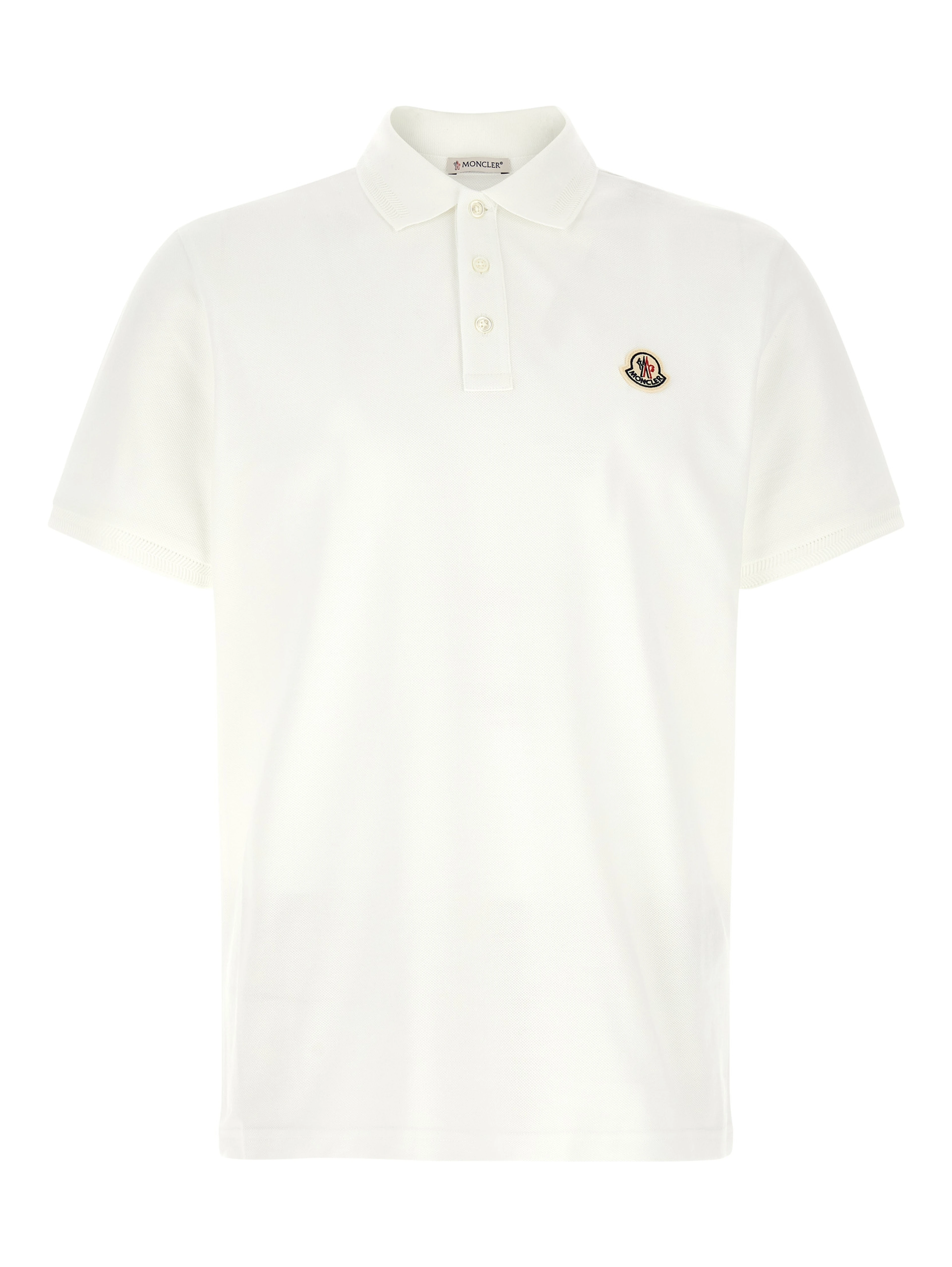 White Cotton Polo Shirt