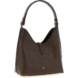 Brown Calfskin Shoulder Bag