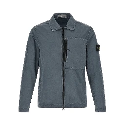 Gray Polyamide Blouse
