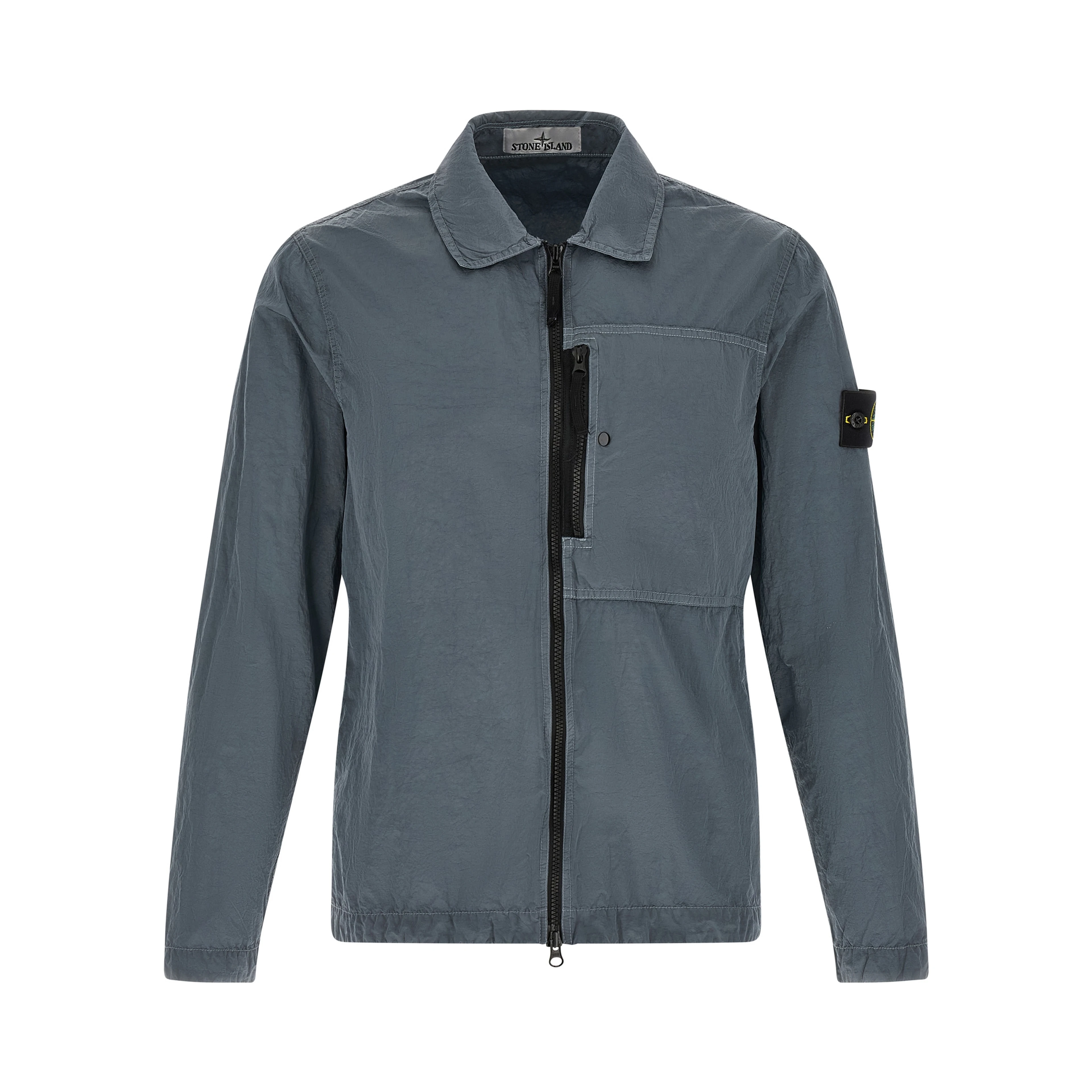 Gray Polyamide Blouse