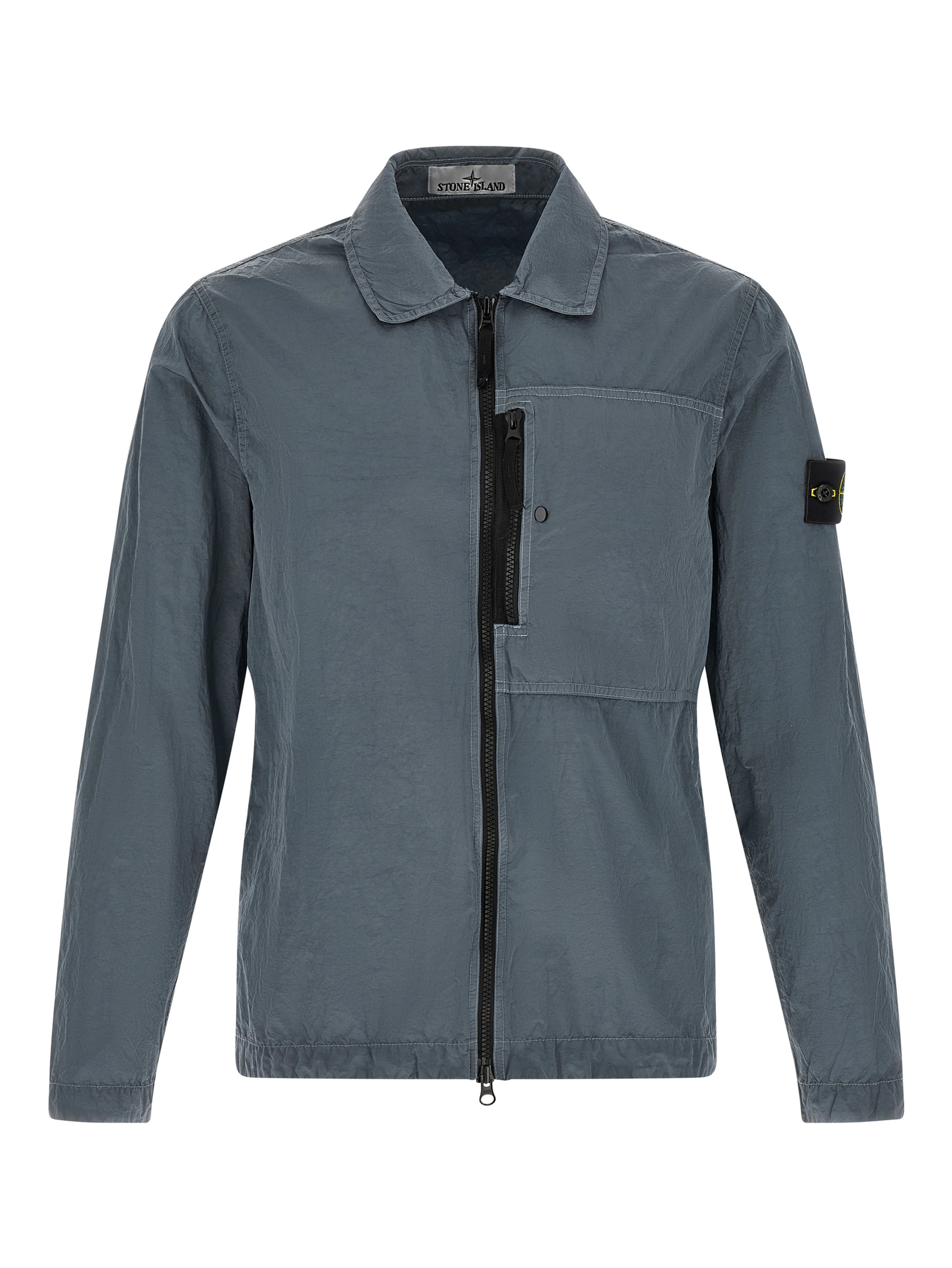 Gray Polyamide Blouse