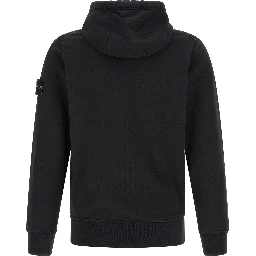 Black Cotton Sweatshirt