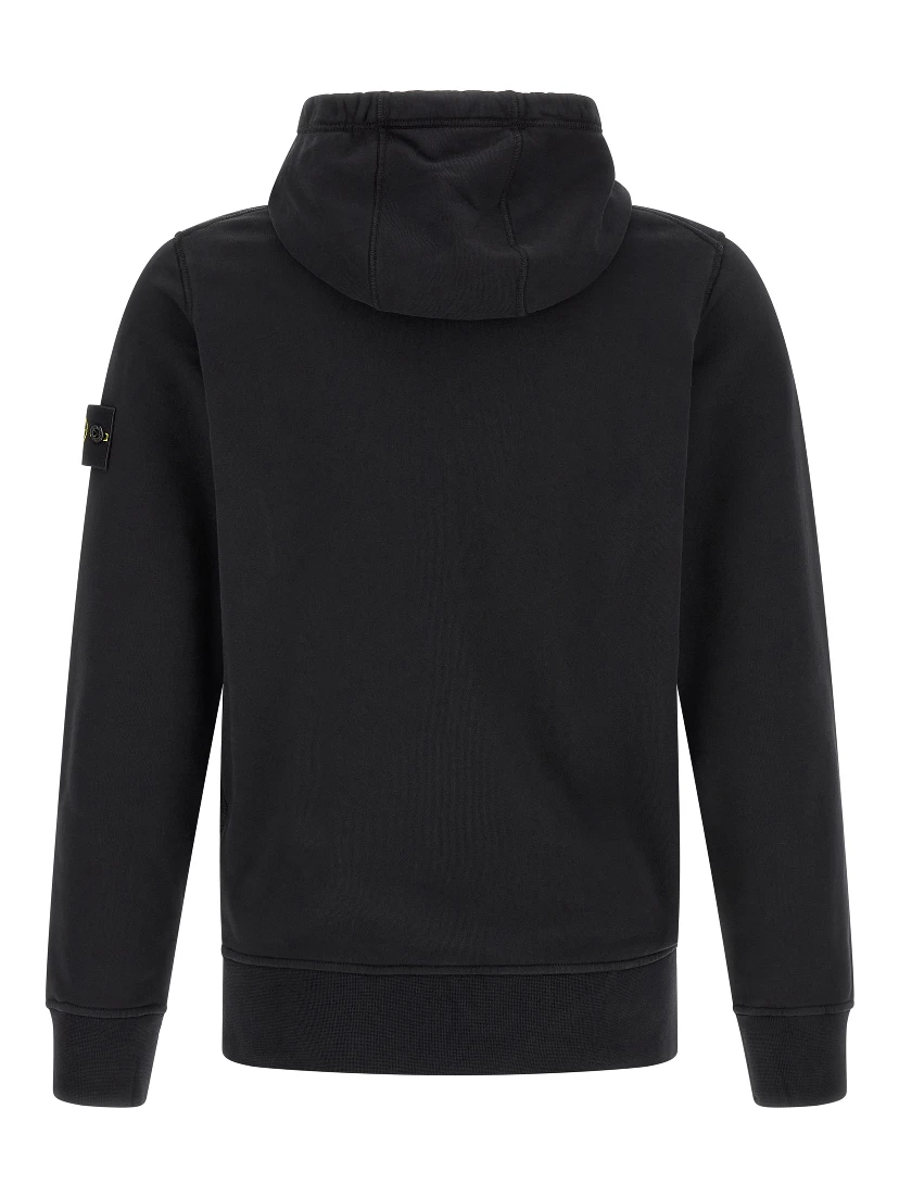 Black Cotton Sweatshirt