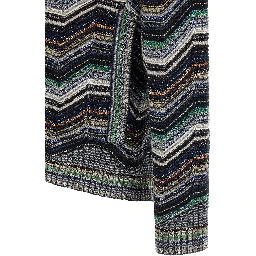 Multicolor Wool Cardigan